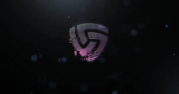 静态粒子特效电影效果Logo演示像素设计精选AE模板 Static | Logo Reveal