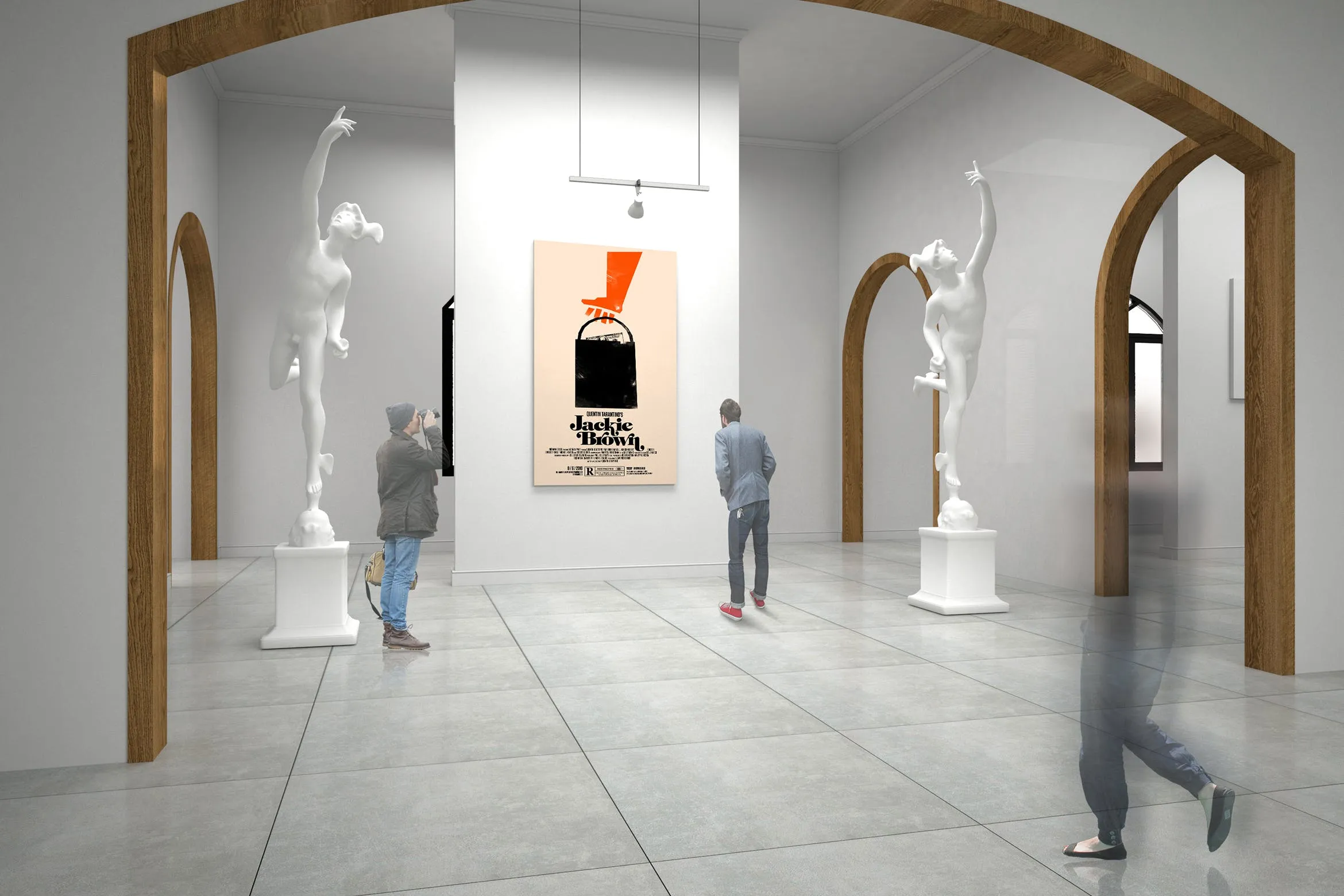 室内装饰设计画框样机模板v12 Exhibittion Mockup [vol12]插图