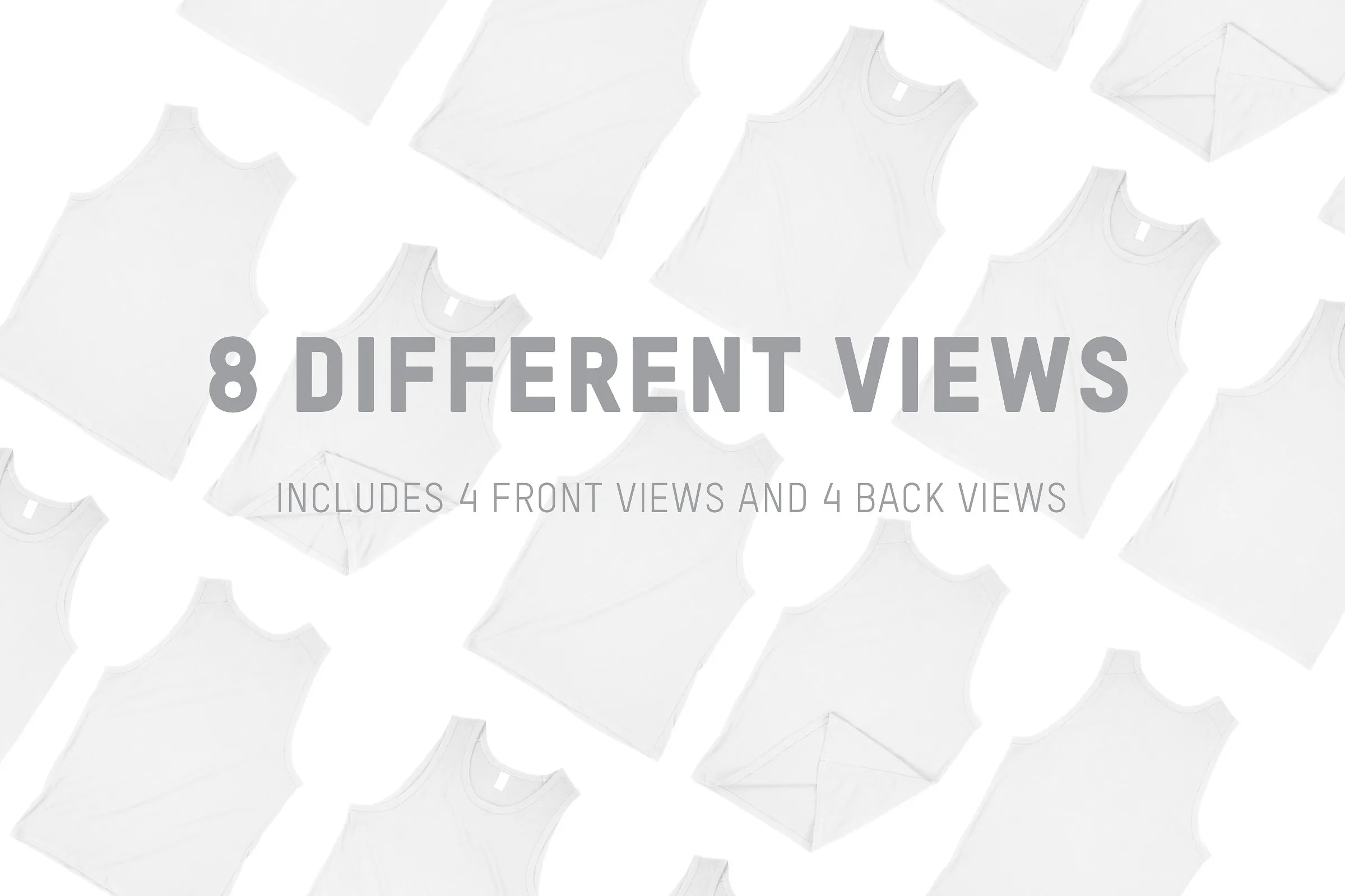 运动背心服装样机 Alternative 4871C1 Tank Top Mockups插图(5)