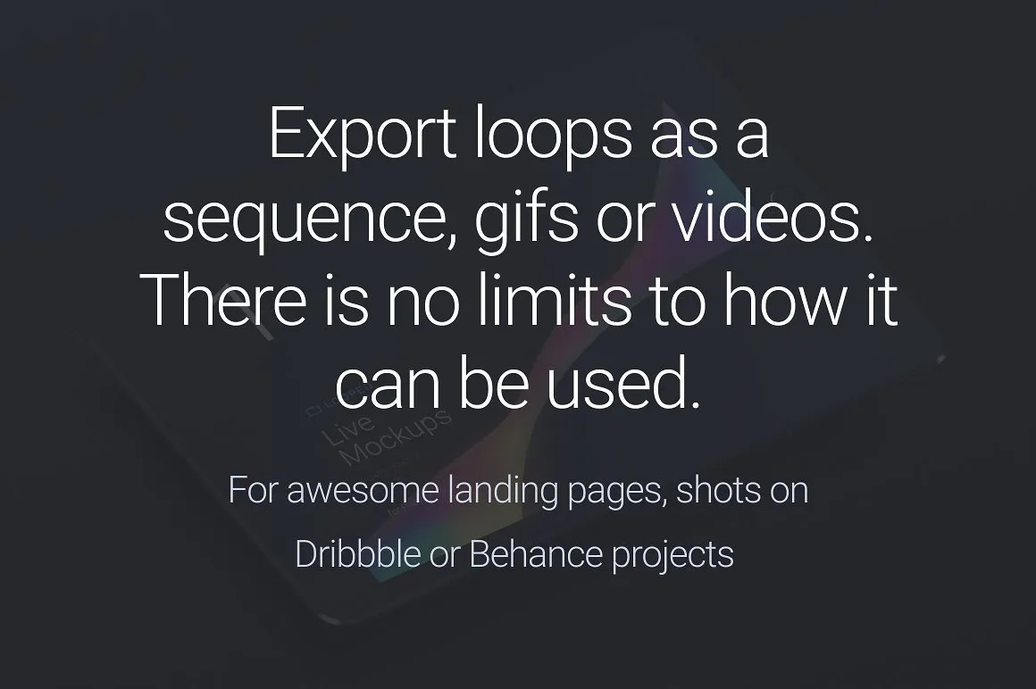 Apple设备动态样机合集[酷黑版本] Looped Animated Mockups | White插图(2)