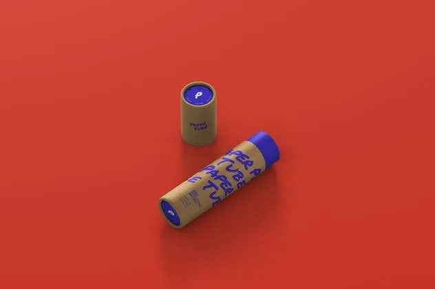 中小尺寸纸筒包装样机 Paper Tube Mockup – Slim Medium Size插图(2)