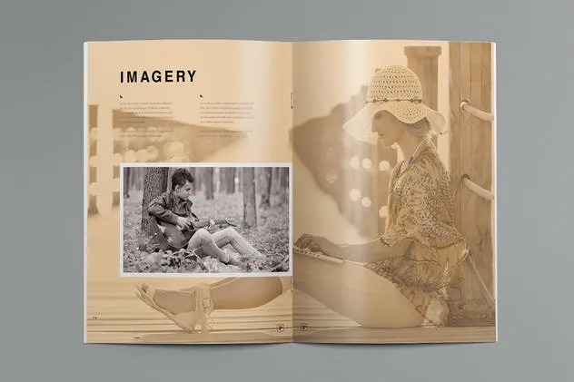 时尚品牌杂志书籍样机 The Muse – Brand Book Template插图(7)