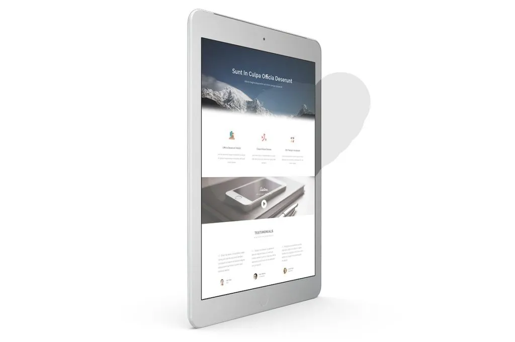 16个不同视角iPad Mockups打包下载[psd]插图(4)