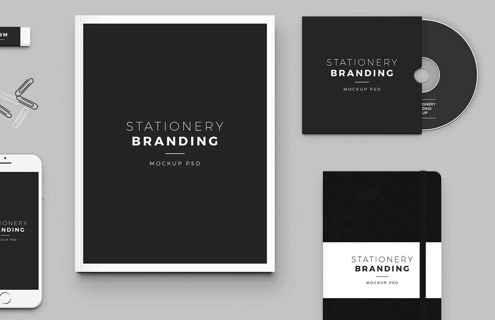 免费文具品牌样机 Free Stationery Branding Mockup Pack插图(2)
