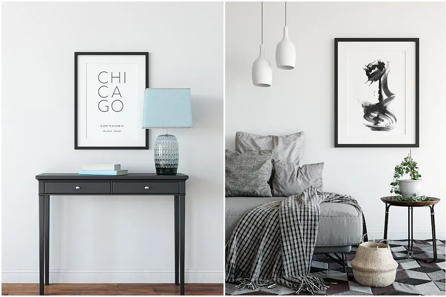 超级现代相框样机组合 Interior Frame Mockup Bundle Vol 3 [2.65GB]插图(7)