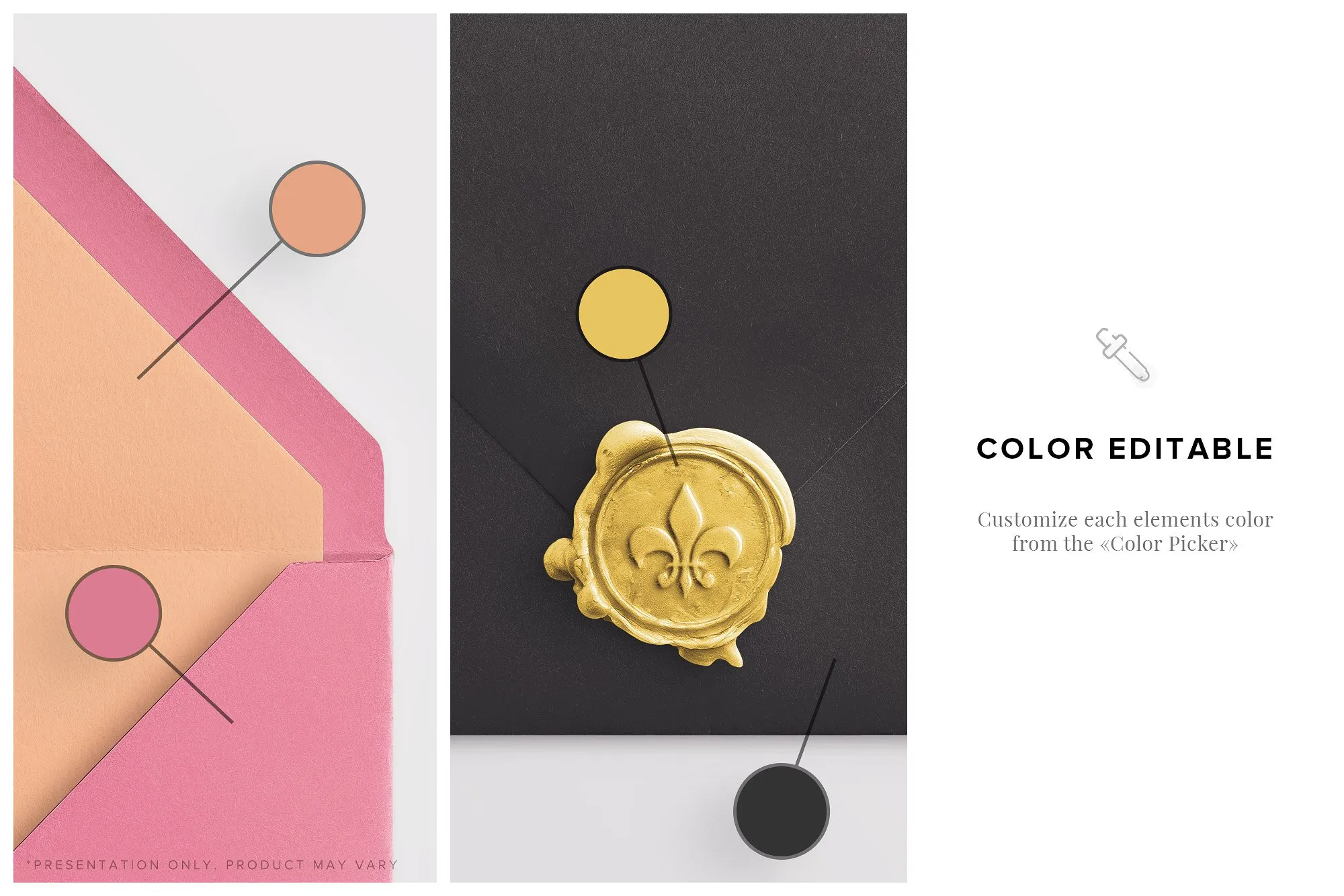 A5邀请函和信封样机 A5 Invitation & Envelope Mockup插图(5)