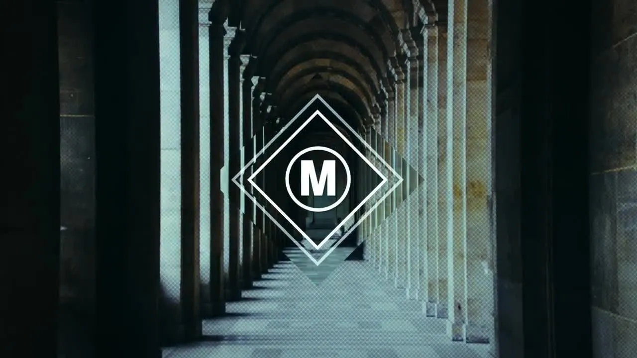 简单的钻石过渡幻灯片像素设计精选AE模板