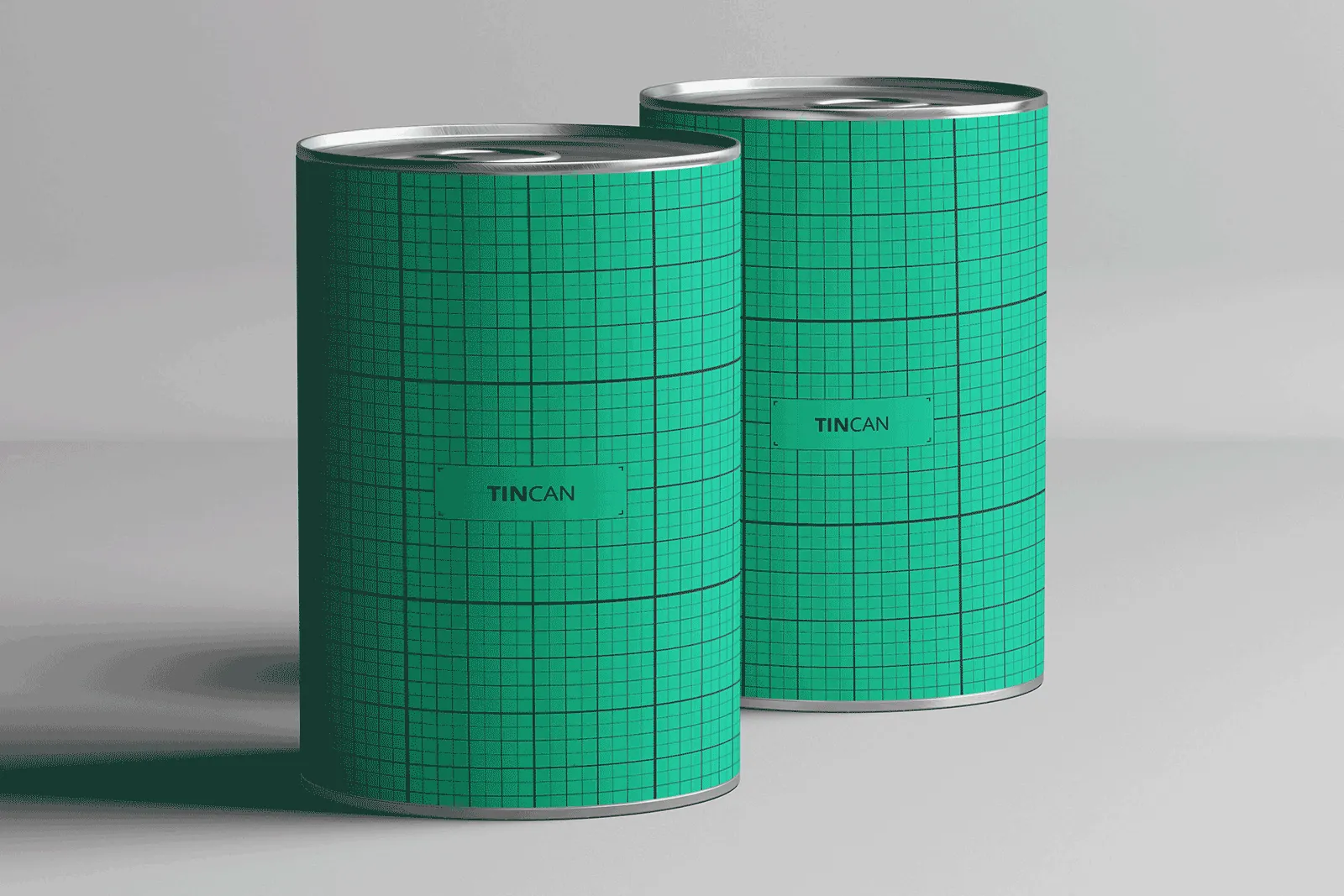 实用易拉罐样机 Free Tin Packaging Mockup插图(1)