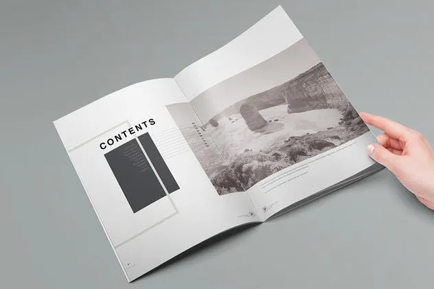 时尚品牌杂志书籍样机 The Muse – Brand Book Template插图(10)