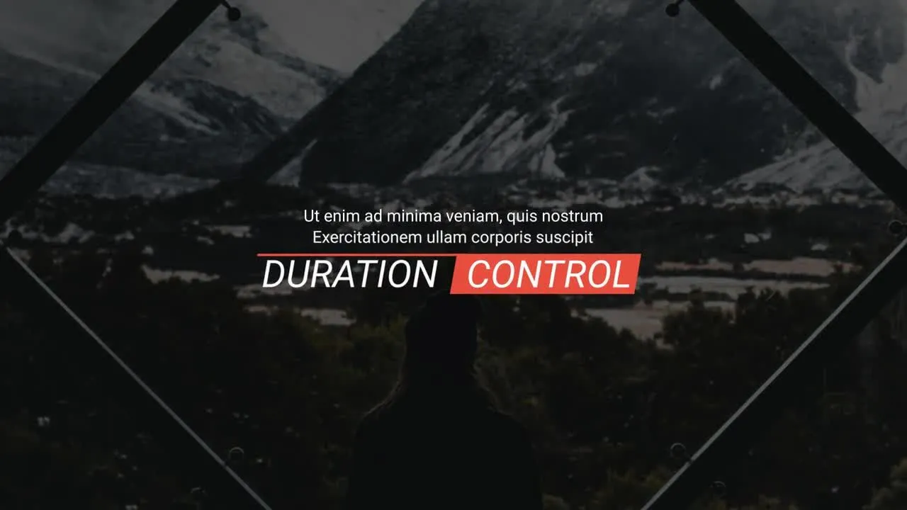 鼓舞人心的励志广告全屏标题像素设计精选AE模板