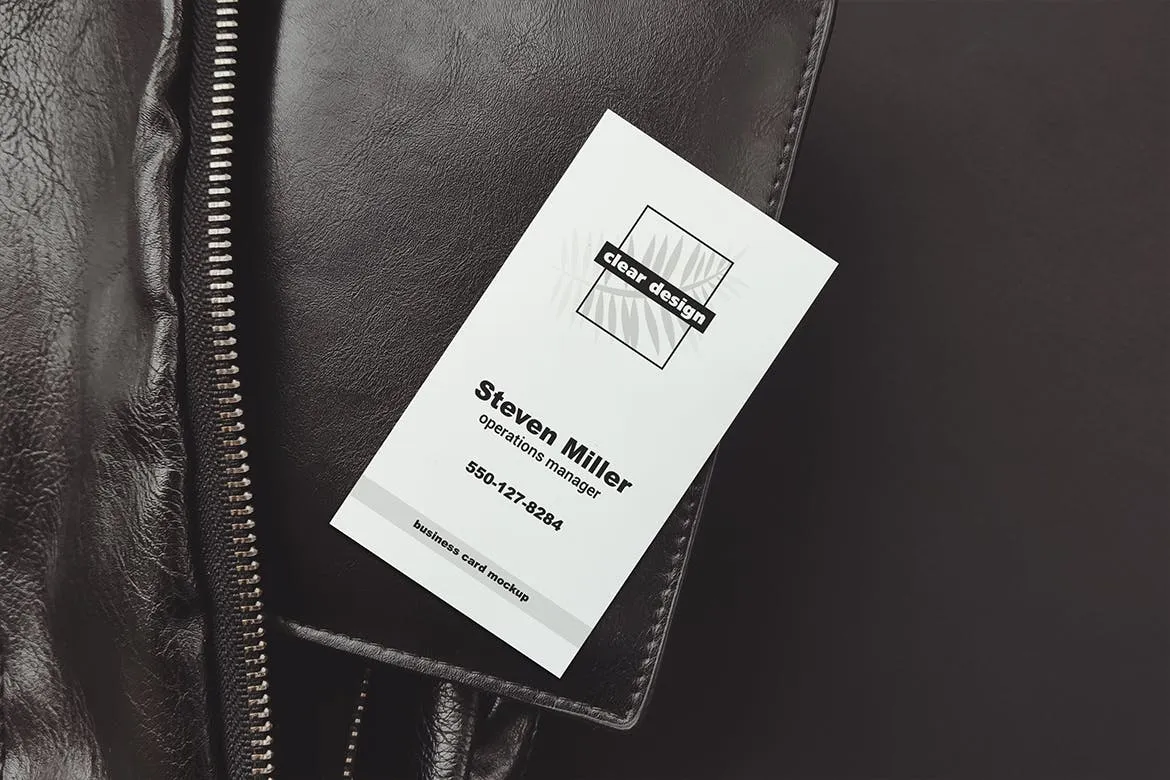 企业名片文件夹场景展示素材库精选模板 Business Card Holder Scene Mockup插图(6)