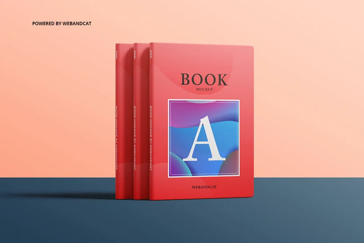 9套高质量且易于编辑记事本/书籍样机素材库精选 Book Mockup Set插图(4)