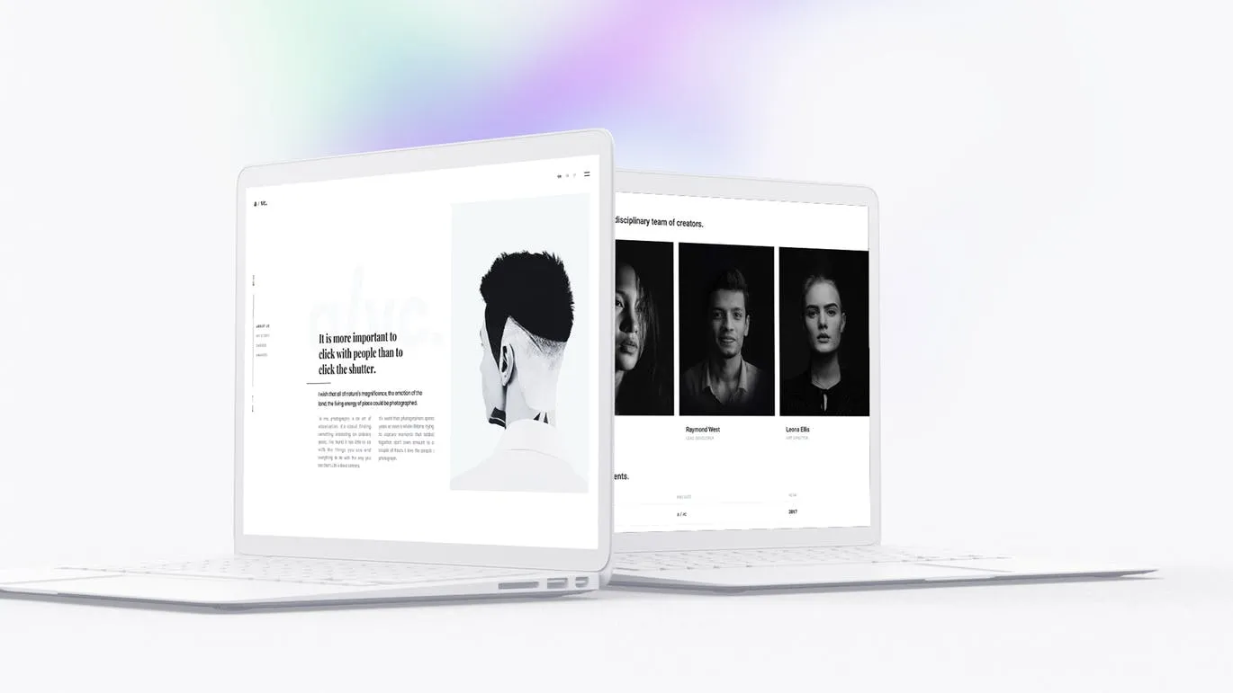 白色超极本笔记本电脑样机模板 White Laptop Mockup插图(12)