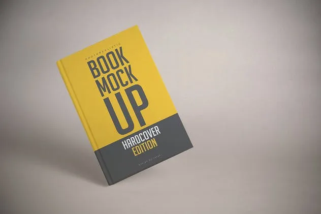 精装硬封书籍样机模板 Hardcover Book Mock-up插图(5)
