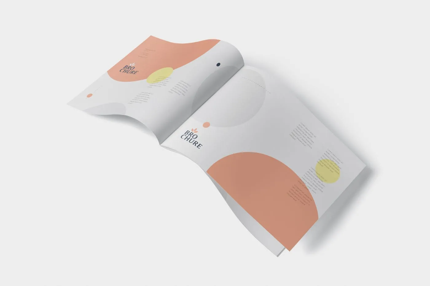 美国信纸尺寸横版杂志印刷效果图样机素材库精选 US Letter Landscape Brochure – Magazine Mockup set插图(1)