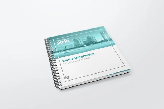 方形活页记事本/笔记本样机V.2 Spiral Book Binding Mockups 02插图(1)