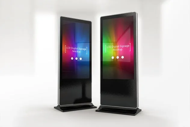 液晶屏幕数字广告牌样机 LCD Digital Signage Mockups插图(4)