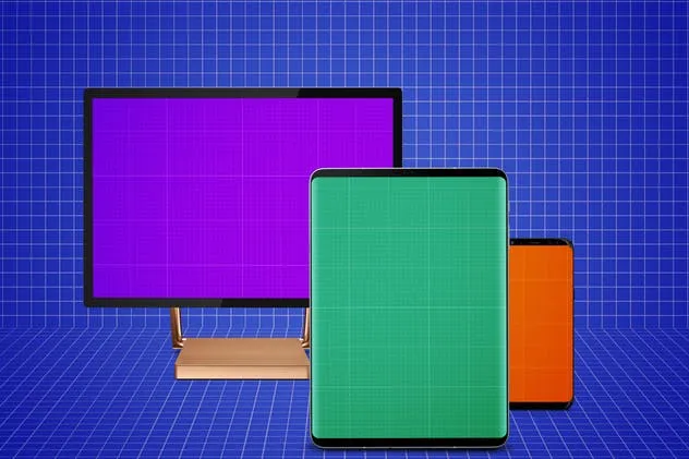 跨平台设计项目展示样机合集 Responsive Screens Mockup插图(9)