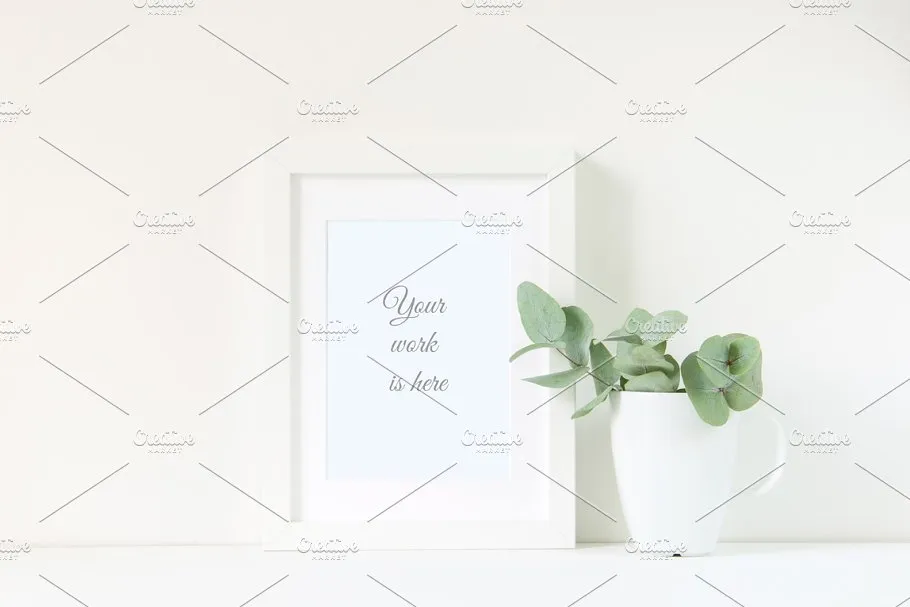 简约风相框样机 Style frame mockup插图(2)