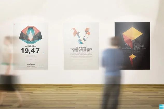 橱窗海报＆艺术墙画框样机 Poster and Art Wall Mockups插图(3)