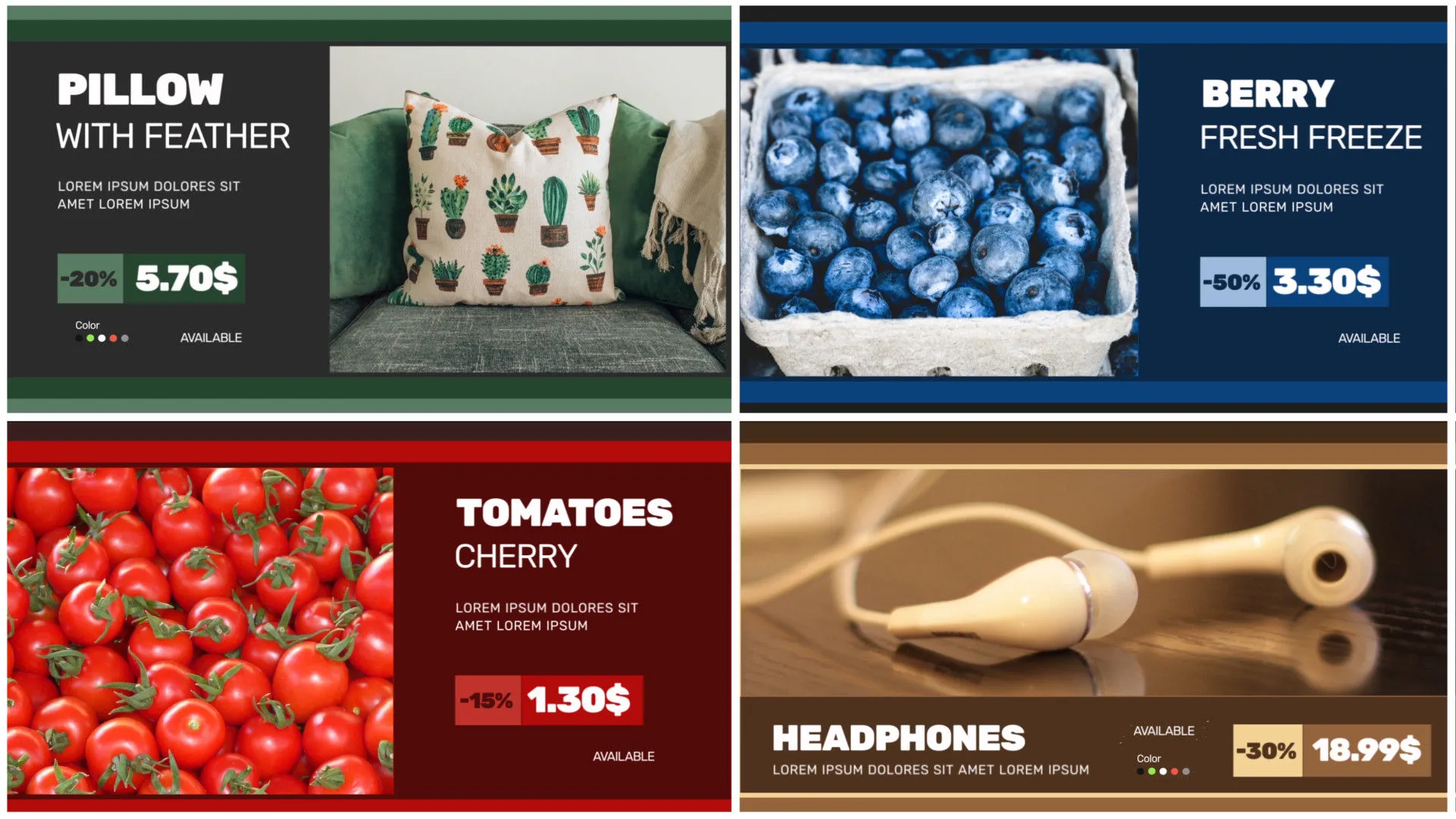 商业销售/商店项目物品展示介绍像素设计精选AE模板