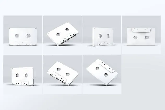 音乐卡带外观设计样机 Cassette Tape Mock-Up插图(2)