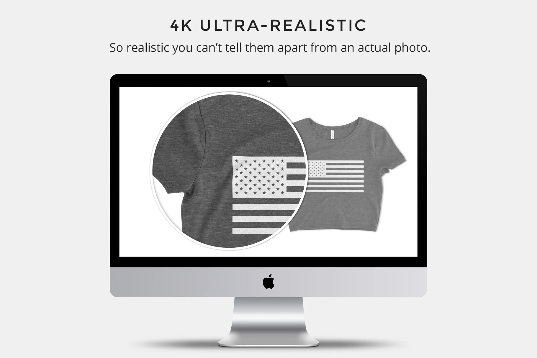 女士短款T恤样机模板 Bella Canvas 6681 Women’s Crop Tee插图(2)