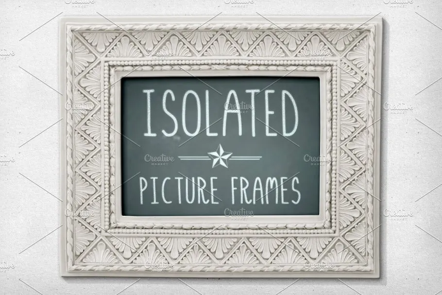 经典画框相框样机PSD模板 Isolated Picture Frames 2