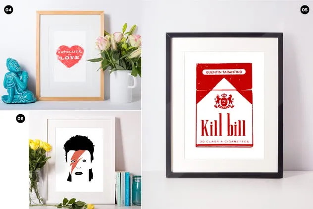 艺术作品画框相框样机合集 Photo frame mockup collection插图(1)