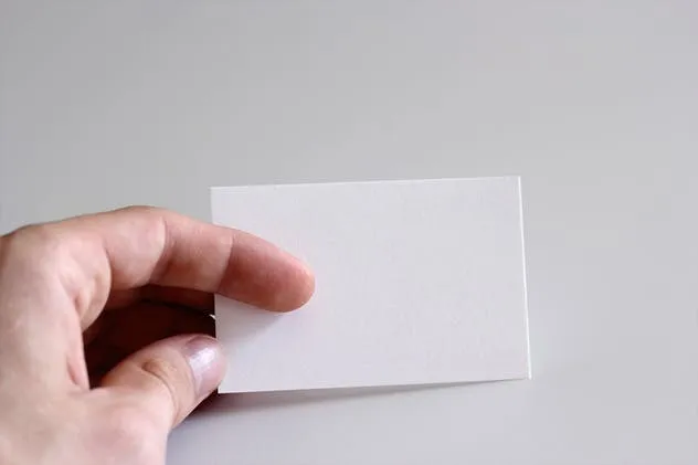 欧盟规格企业名片样机模板 Realistic Business Card Mockups for EU Size插图(3)