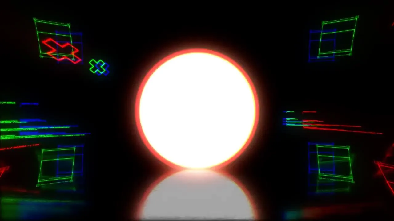 动感故障画面快速过渡像素设计精选AE模板