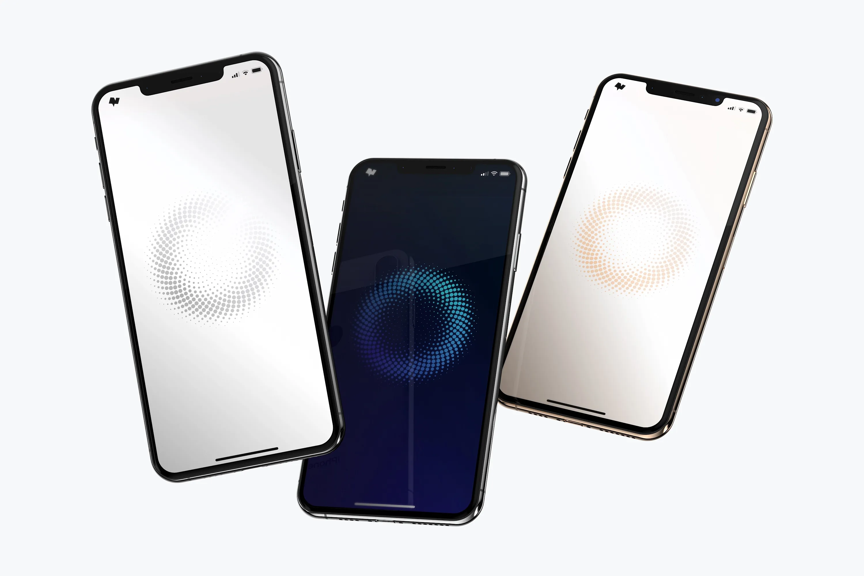 iPhone XS Max智能手机UI界面设计演示样机模板06 iPhone XS Max Mockup 06插图(1)