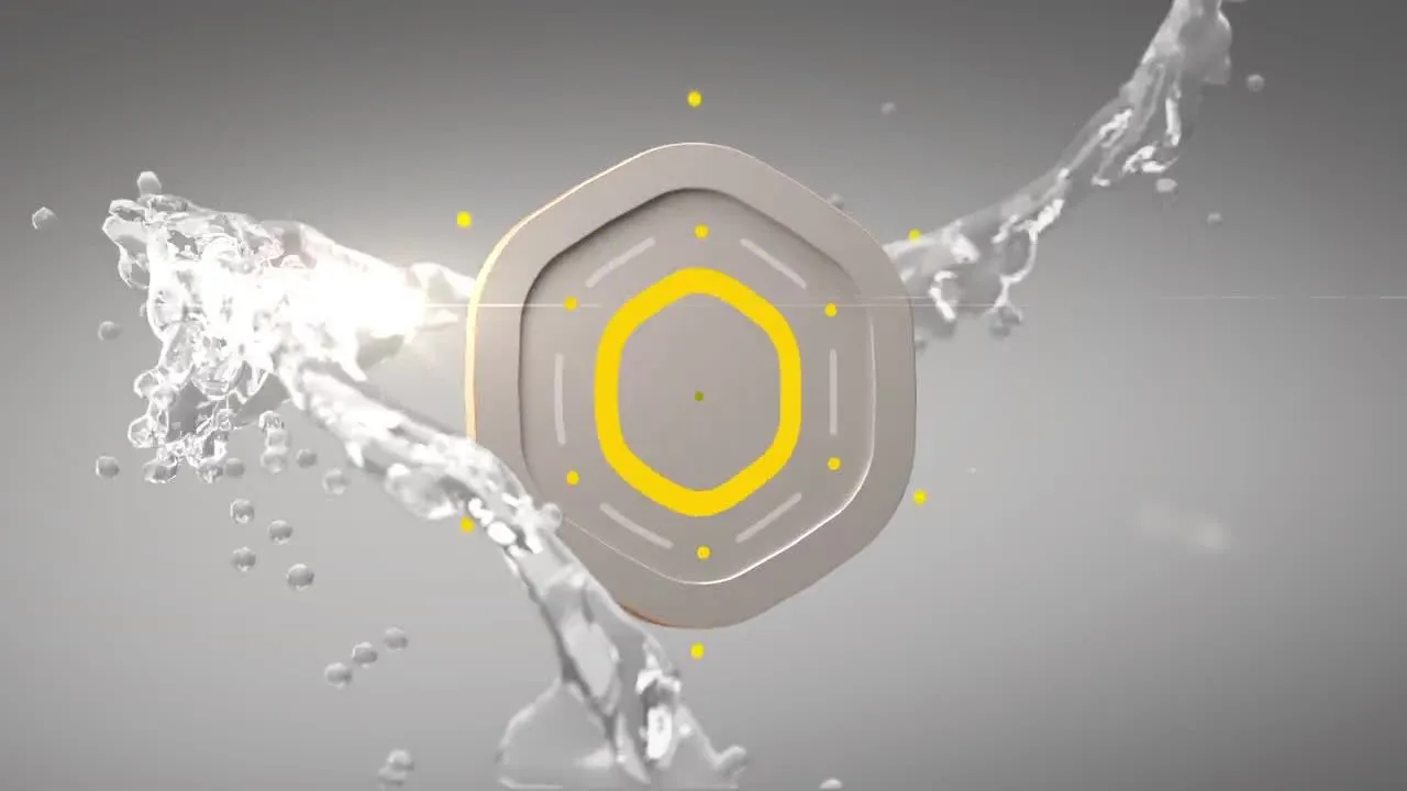 明亮的公司徽标显示像素设计精选AE模板