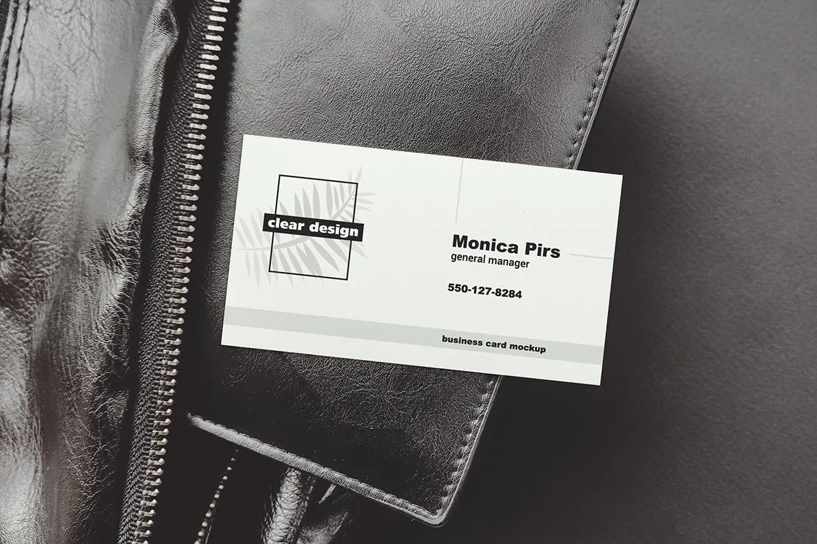 企业名片文件夹场景展示素材库精选模板 Business Card Holder Scene Mockup插图(7)