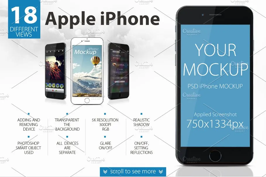极力推荐：Apple系列产品展示样机合集 Apple devices mockups BUNDLE插图(6)