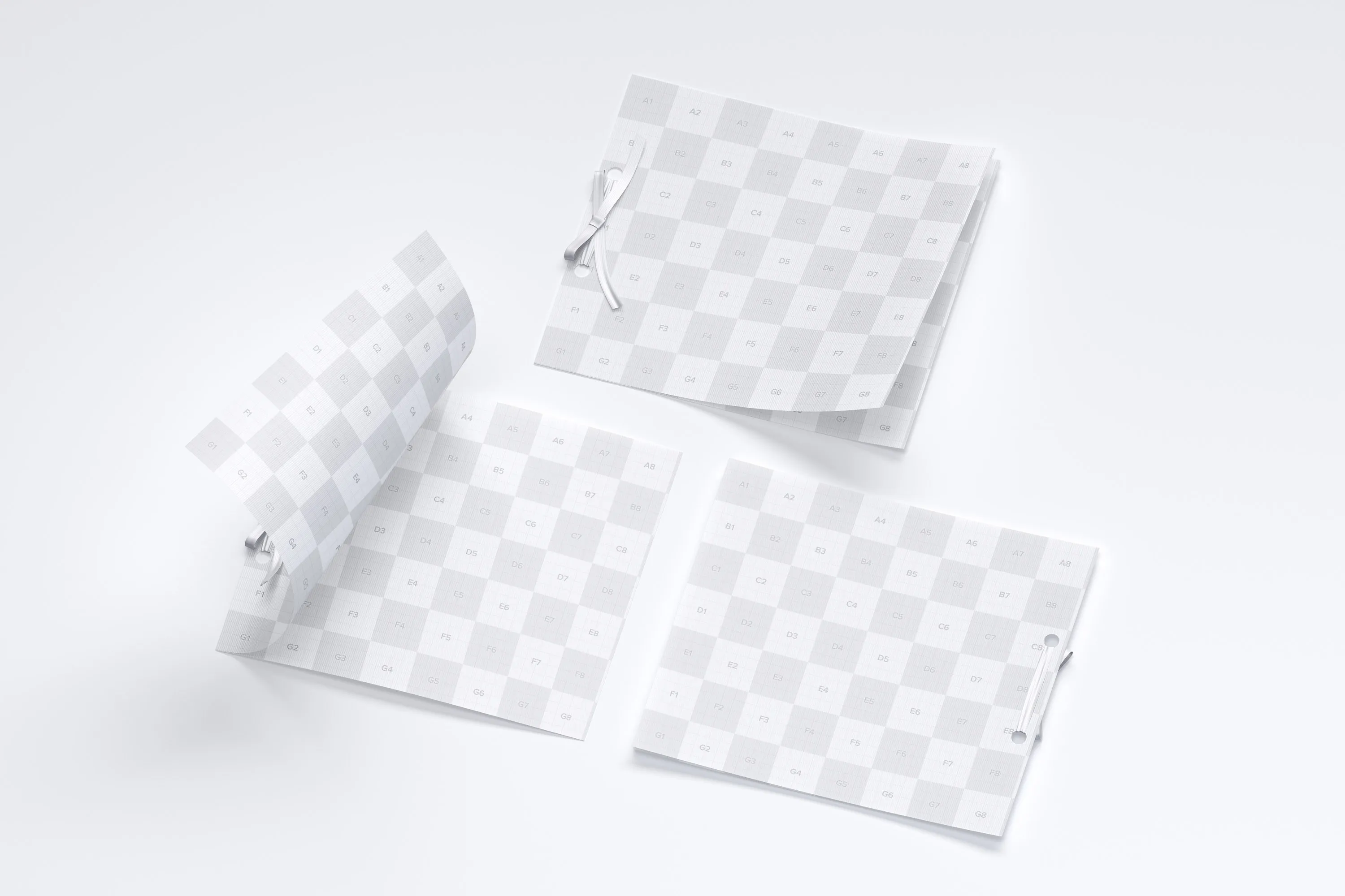 婚礼邀请函封面amp;内页设计样机模板 Wedding Card Mockup, Covers and Inner Pages