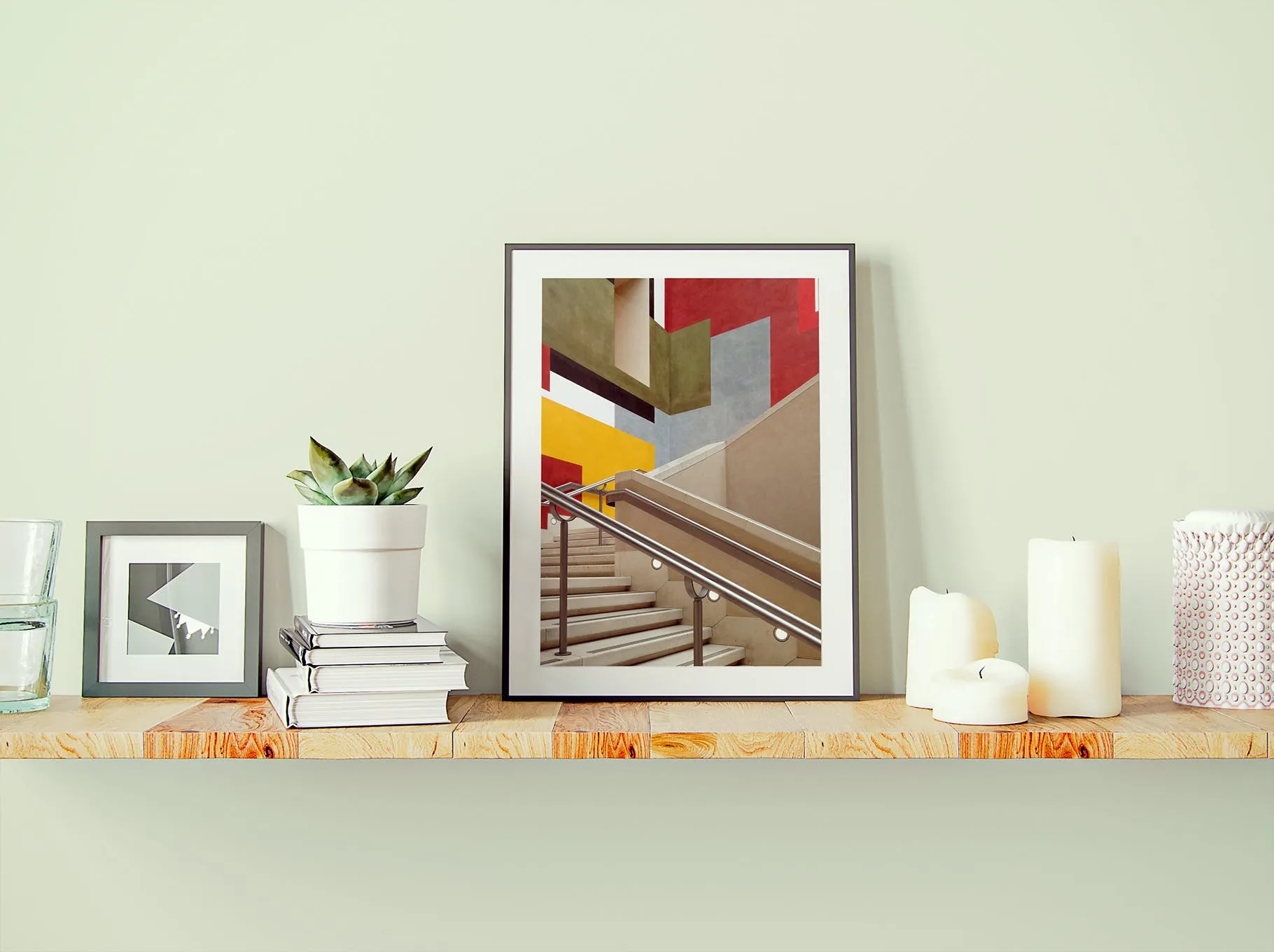 室内海报张贴效果图样机素材库精选v3 Poster Frame Mockup v3插图(1)