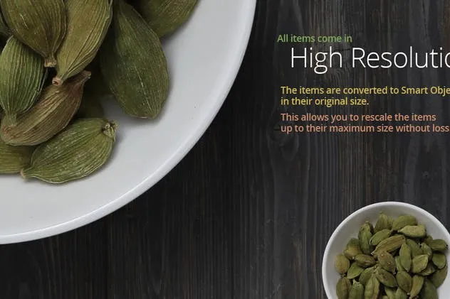 草药和香料巨无霸场景样机生成器 Kitchen Scene Gen. – Herbs & Spices插图(4)