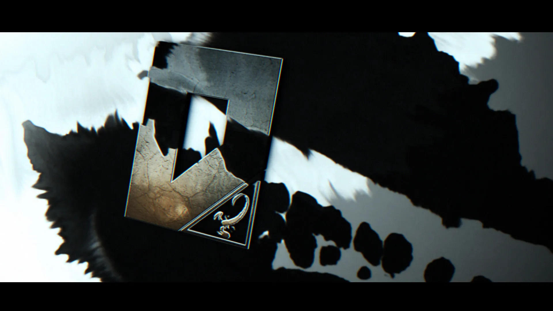 3D墨水徽标显示像素设计精选AE模板