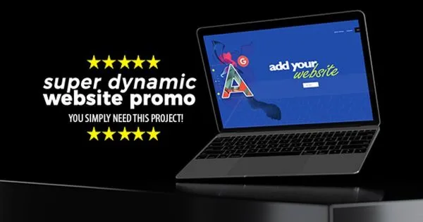 超级动态网站宣传片像素设计精选AE模板 Super Dynamic Website Promo