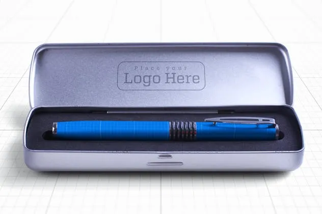 金属钢笔盒子品牌样机V.3 Pen Box Mock Up V.3插图(6)