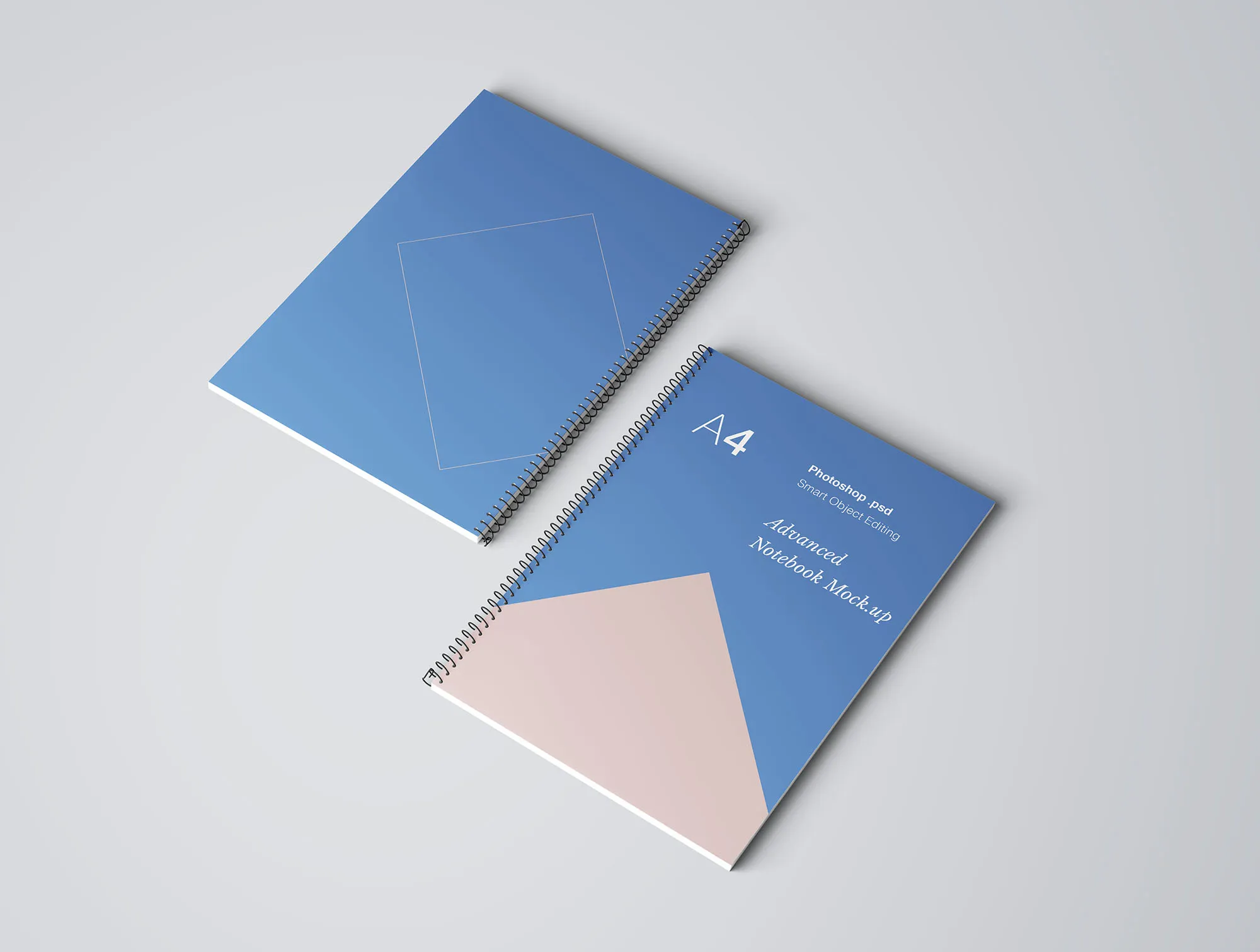 A4尺寸活页记事本封面设计样机模板 A4 Notebook Mockup插图(5)