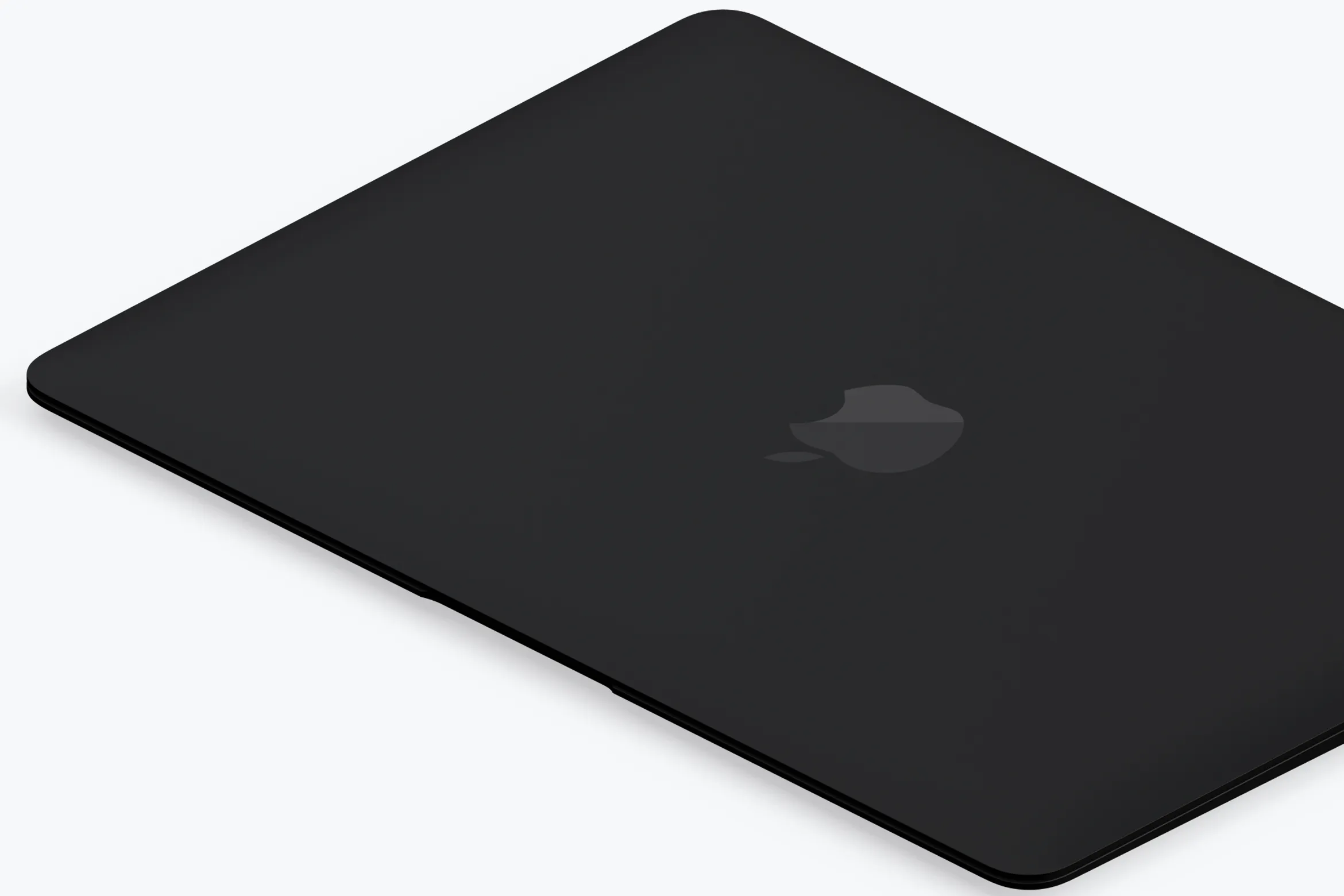 高端笔记本电脑MacBook左视图样机素材02 Clay MacBook Mockup, Isometric Left View 02插图(1)