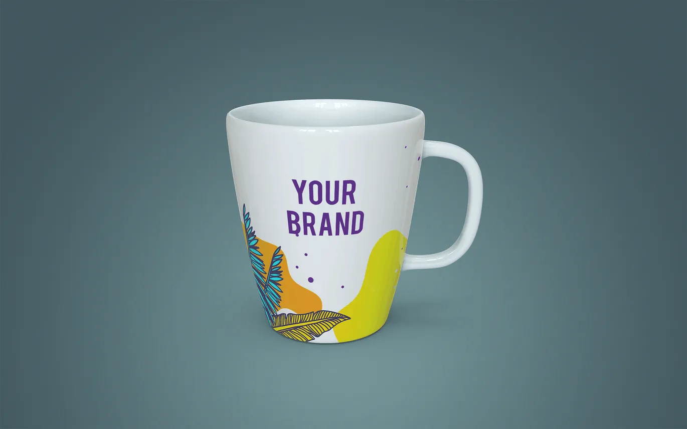 图案印花马克杯设计效果图素材库精选v3 Mug Mockup 3.0插图(1)