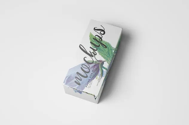 纸盒包装外观设计样机模板14 Paper Box Mockup 14插图(7)