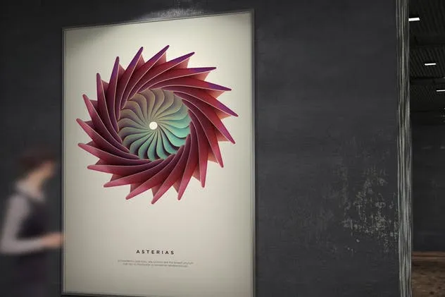 广告海报画廊展览样机 Poster Exhibition Gallery Mockups插图(4)