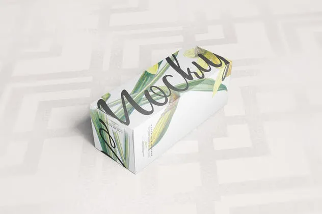 葡萄酒/饮料瓶包装纸盒样机9 Paper Box Mockup 09插图(10)