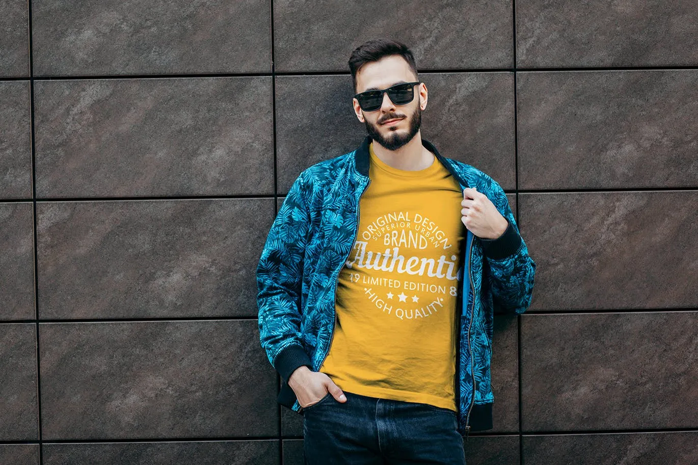 T恤系列服装印花设计展示样机素材库精选合集v03 T-Shirt Mockup Collection 03插图(5)