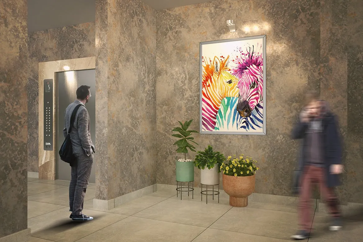 画展厅油画展览画框样机模板素材v9 Exhibittion Mockup [vol9]插图(3)