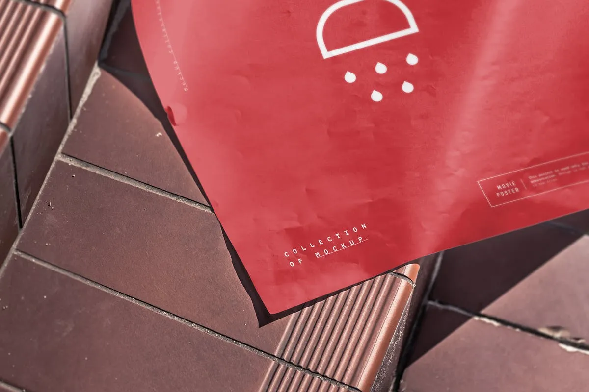 实景张贴效果海报传单样机模板3 Urban Poster Mock-up 3插图